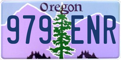 OR license plate 979ENR