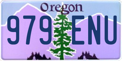 OR license plate 979ENU