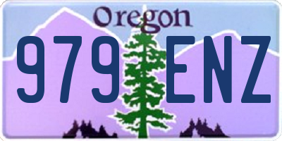 OR license plate 979ENZ