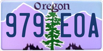 OR license plate 979EOA