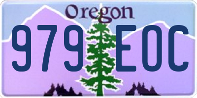 OR license plate 979EOC