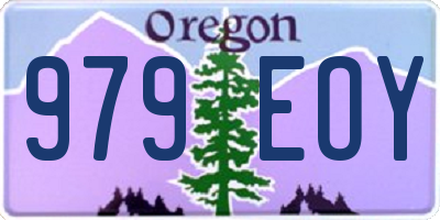 OR license plate 979EOY