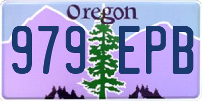 OR license plate 979EPB