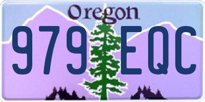 OR license plate 979EQC