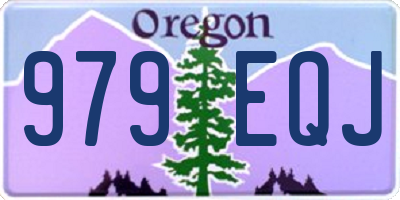 OR license plate 979EQJ