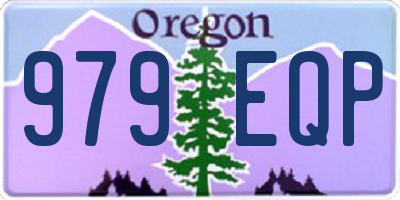 OR license plate 979EQP