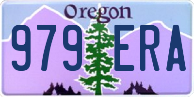 OR license plate 979ERA
