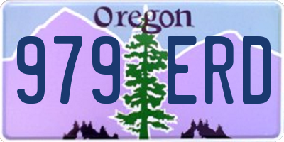 OR license plate 979ERD