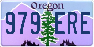 OR license plate 979ERE