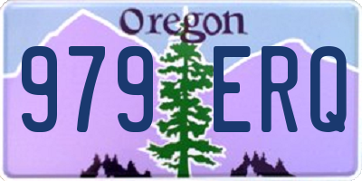 OR license plate 979ERQ
