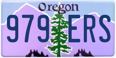 OR license plate 979ERS