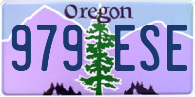 OR license plate 979ESE