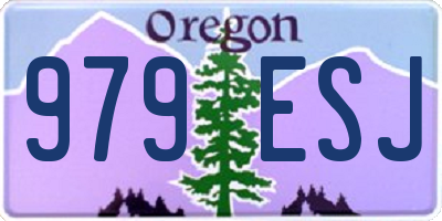 OR license plate 979ESJ