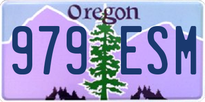 OR license plate 979ESM