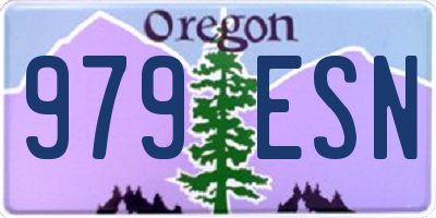 OR license plate 979ESN