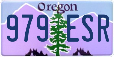 OR license plate 979ESR