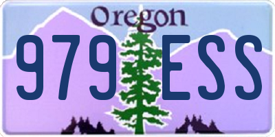 OR license plate 979ESS