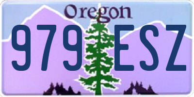 OR license plate 979ESZ