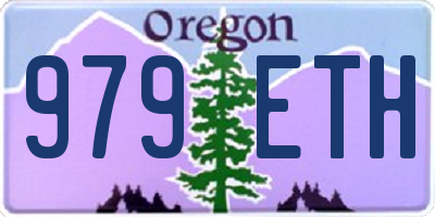OR license plate 979ETH
