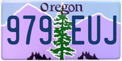 OR license plate 979EUJ