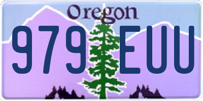OR license plate 979EUU