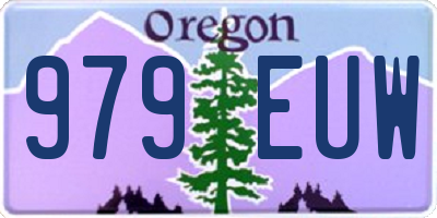 OR license plate 979EUW