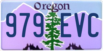 OR license plate 979EVC