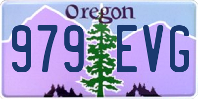 OR license plate 979EVG