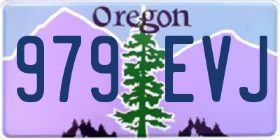OR license plate 979EVJ