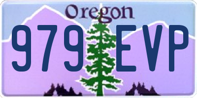 OR license plate 979EVP