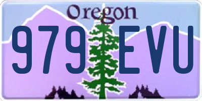 OR license plate 979EVU