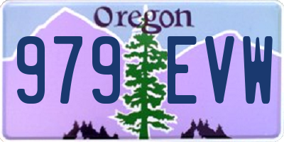 OR license plate 979EVW