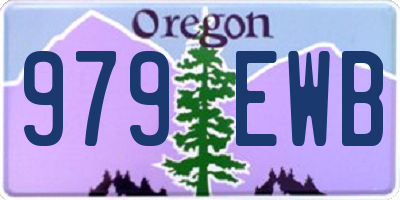 OR license plate 979EWB