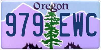 OR license plate 979EWC