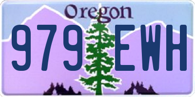 OR license plate 979EWH