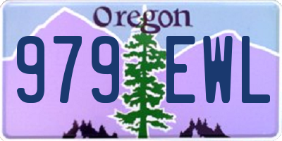 OR license plate 979EWL