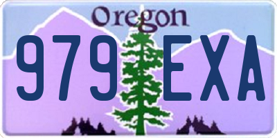 OR license plate 979EXA