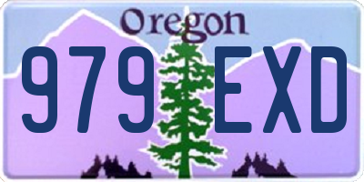 OR license plate 979EXD