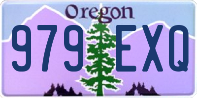 OR license plate 979EXQ