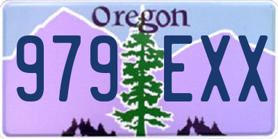 OR license plate 979EXX