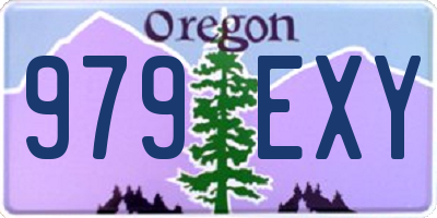 OR license plate 979EXY