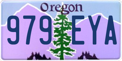 OR license plate 979EYA