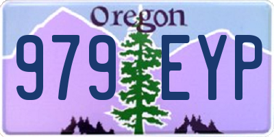 OR license plate 979EYP