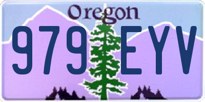 OR license plate 979EYV