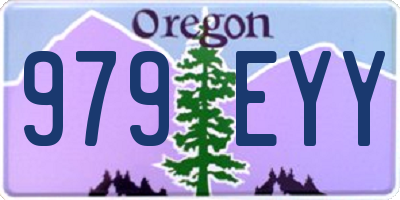 OR license plate 979EYY