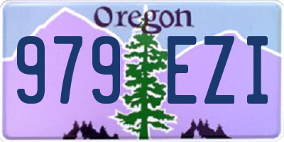 OR license plate 979EZI