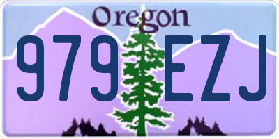 OR license plate 979EZJ