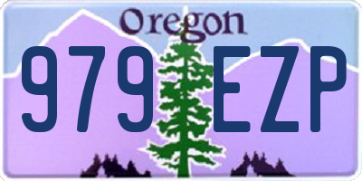 OR license plate 979EZP