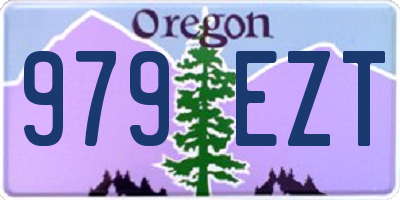 OR license plate 979EZT