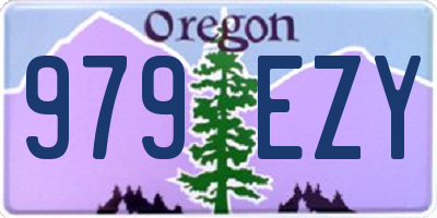 OR license plate 979EZY